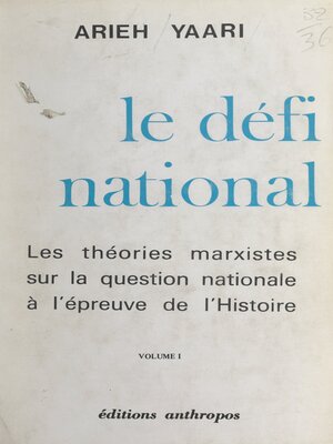 cover image of Le défi national (1)